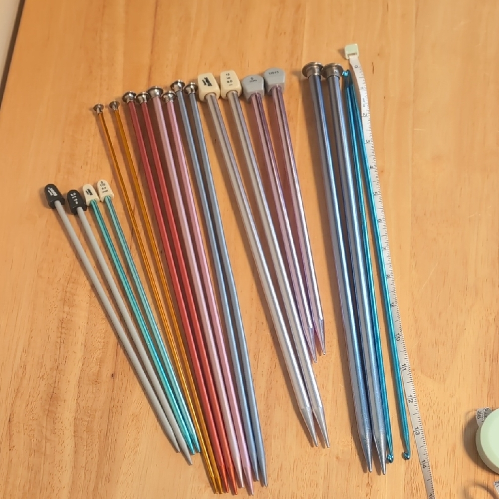 Colorful Knitting Needles Set